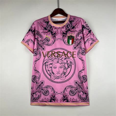 italia trikot versace|pink versace kit italy.